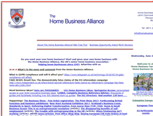 Tablet Screenshot of homebusiness.org.uk